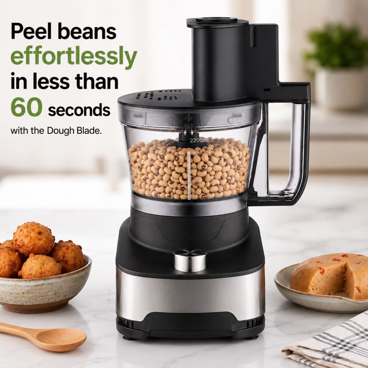14 Cup All in 1 Pro Food Processor With Unbreakable BPA Free Bowl - Buchymix UK