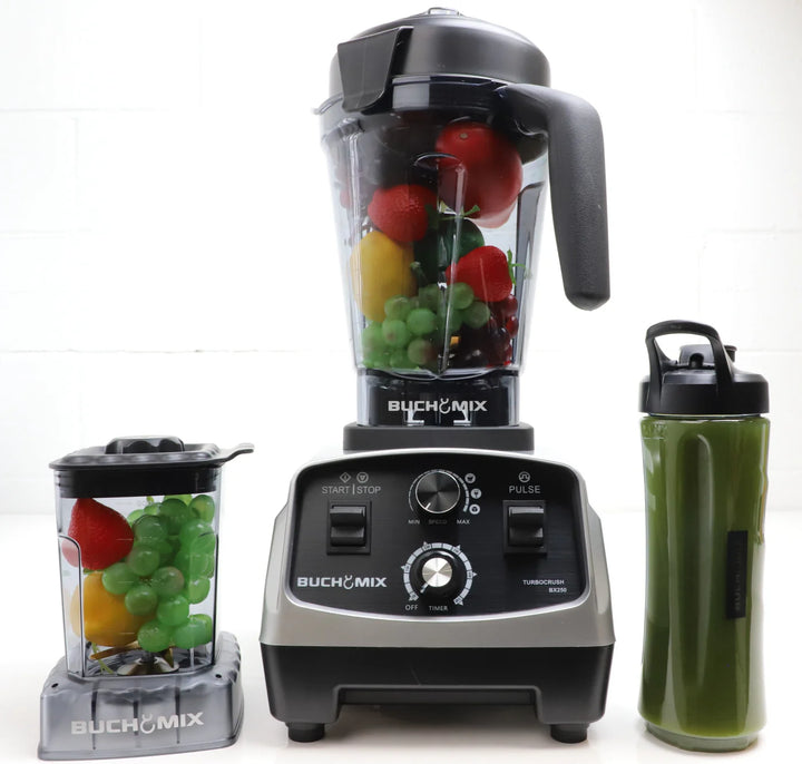 Super Upgraded 3 in 1 High Performance Blender  Turbocrush-3liter -Silver