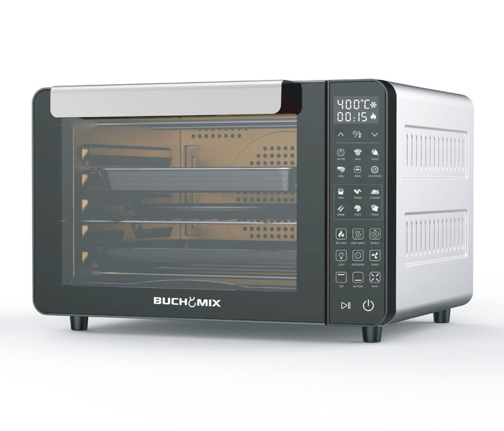 All in one Large Capacity Professional Dehydrator & Air Fryer Oven with 3D Heating Elements - 25Q - Buchymix UK