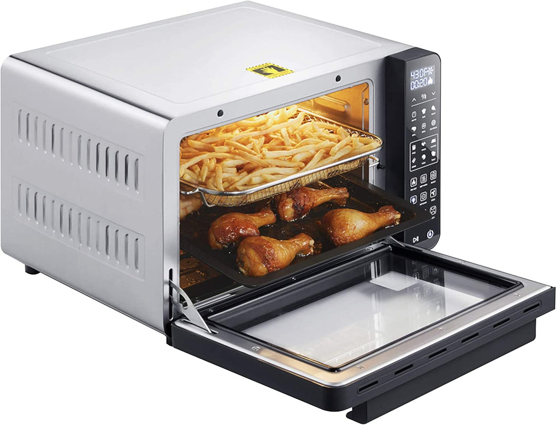 All in one Large Capacity Professional Dehydrator & Air Fryer Oven with 3D Heating Elements - 25Q - Buchymix UK