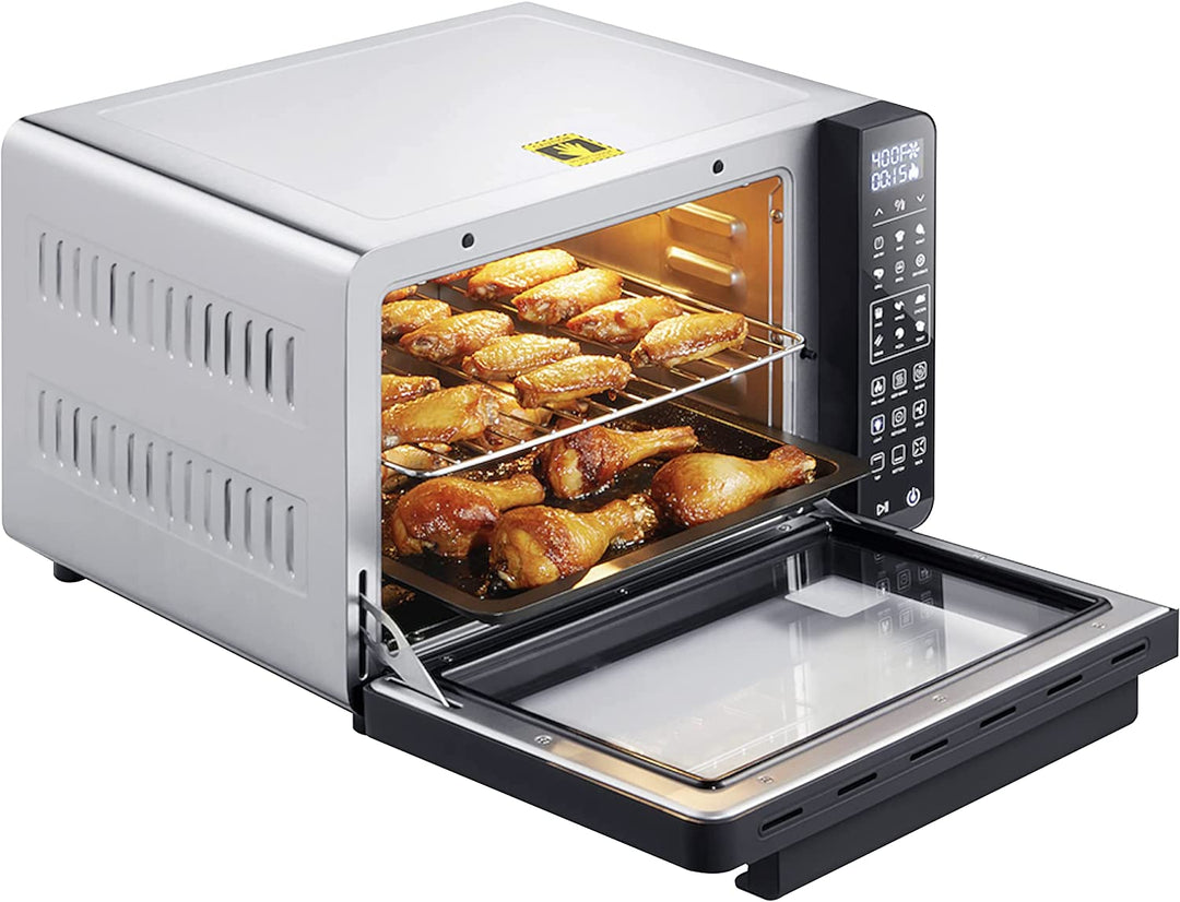 All in one Large Capacity Professional Dehydrator & Air Fryer Oven with 3D Heating Elements - 25Q - Buchymix UK