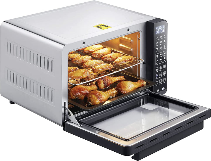 All in one Large Capacity Professional Dehydrator & Air Fryer Oven with 3D Heating Elements - 25Q - Buchymix UK