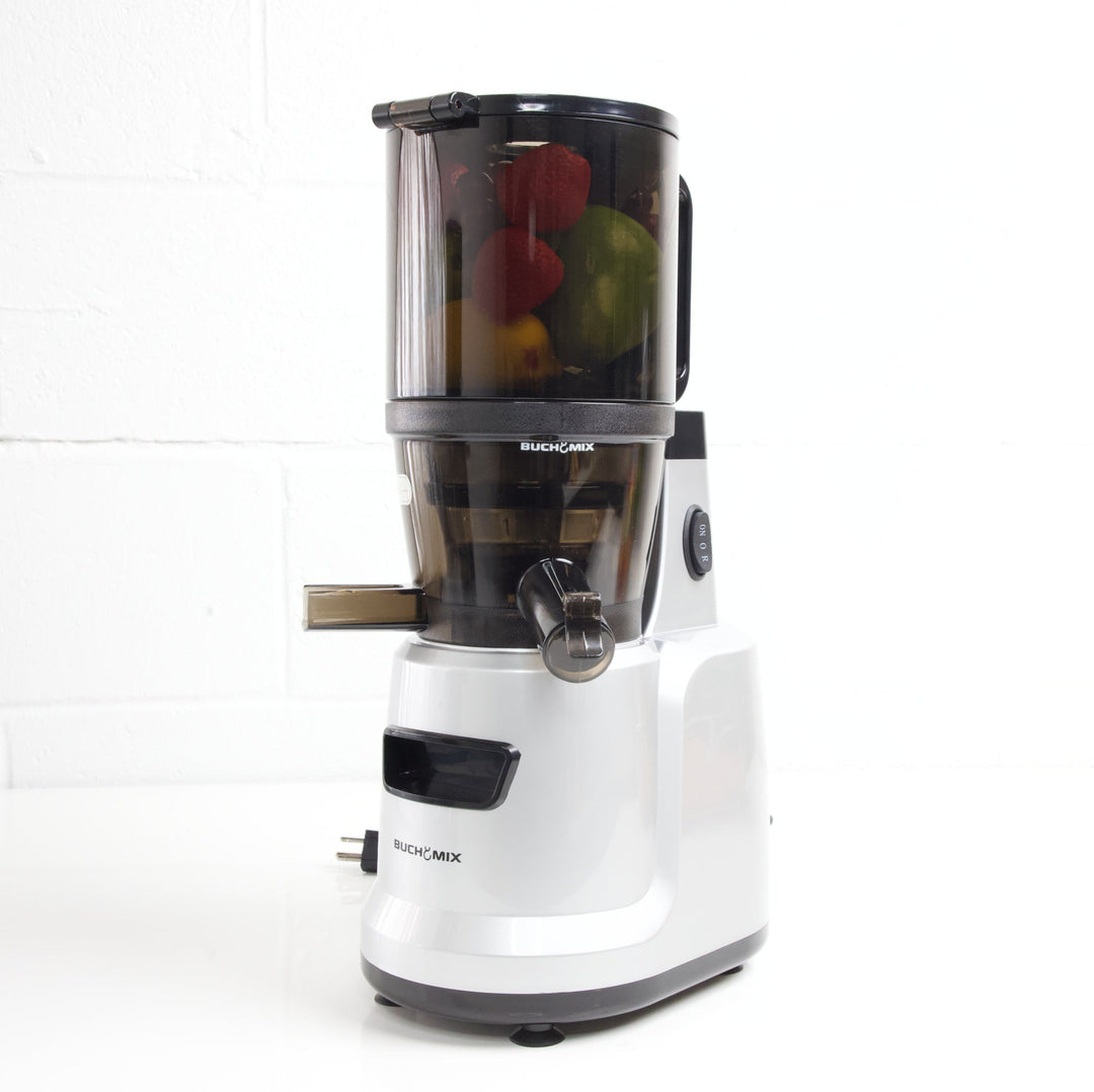 Hands Free Cold Pressed Batch Juicer With Heavy Duty Motor with Citrus Juicer - Buchymix UK