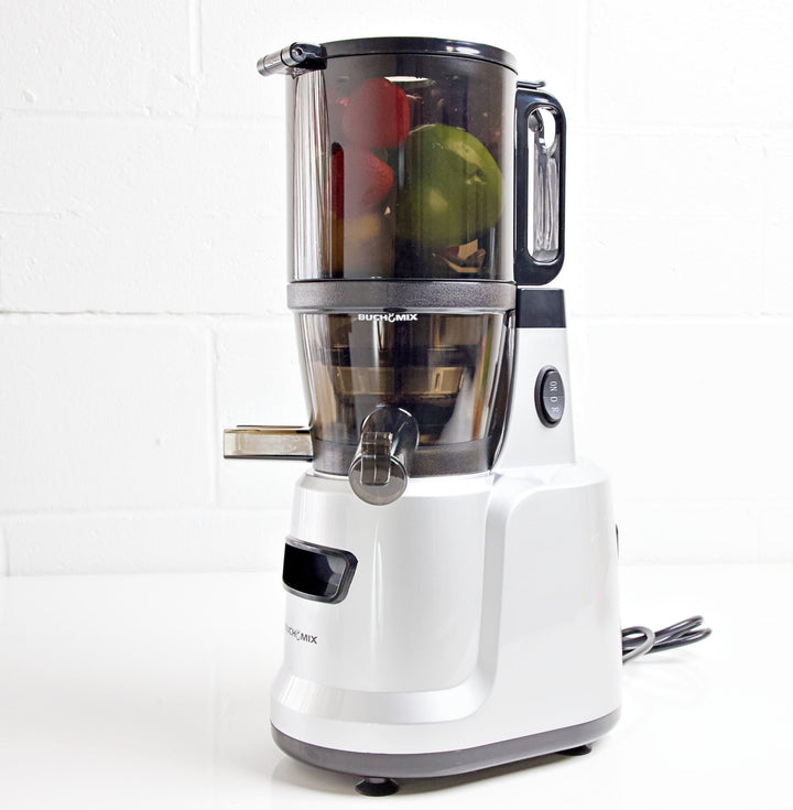 Hands Free Cold Pressed Batch Juicer With Heavy Duty Motor with Citrus Juicer - Buchymix UK