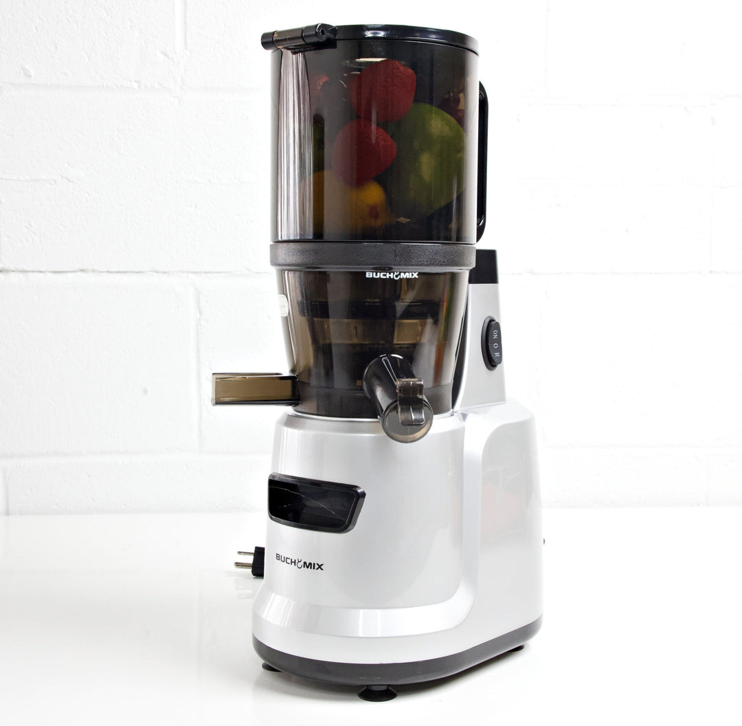 Hands Free Cold Pressed Batch Juicer With Heavy Duty Motor with Citrus Juicer - Buchymix UK
