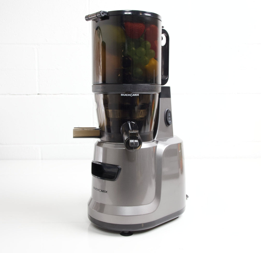 Hands Free Cold Pressed Batch Juicer With Heavy Duty Motor with Citrus Juicer - Buchymix UK