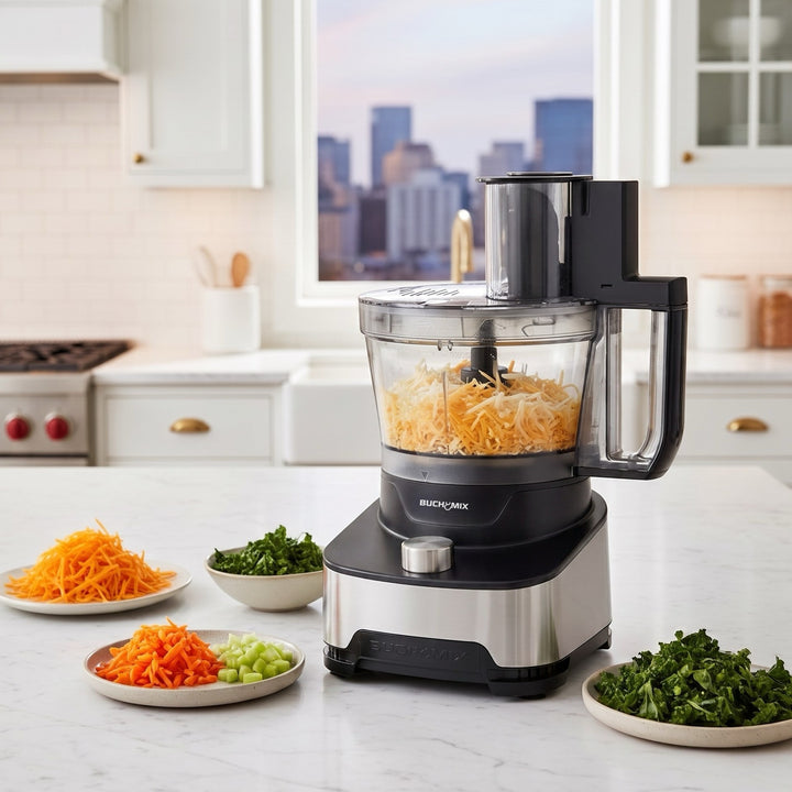 14 Cup All in 1 Pro Food Processor With Unbreakable BPA Free Bowl