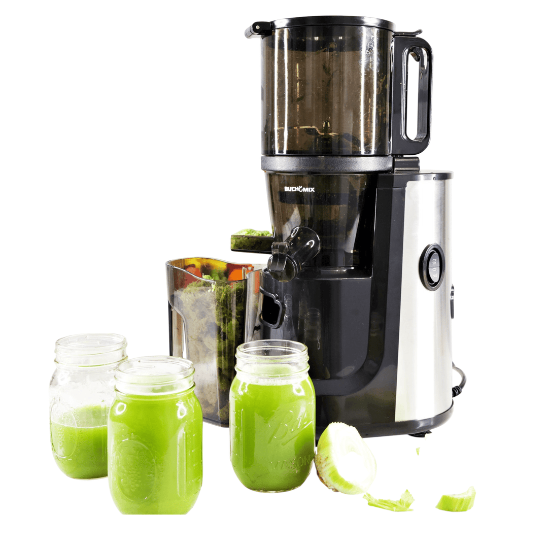 Multifunctional Hands Free Self Feeding Batch Juicer With Heavy Duty Motor - Buchymix UK