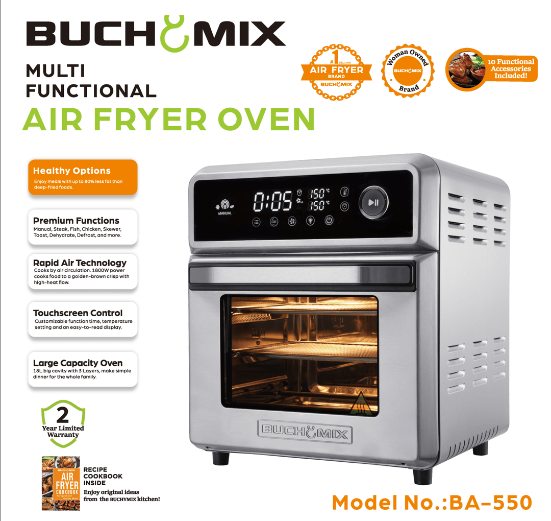 Premium 18L Multifunction Smart Air Fryer Oven - Buchymix UK
