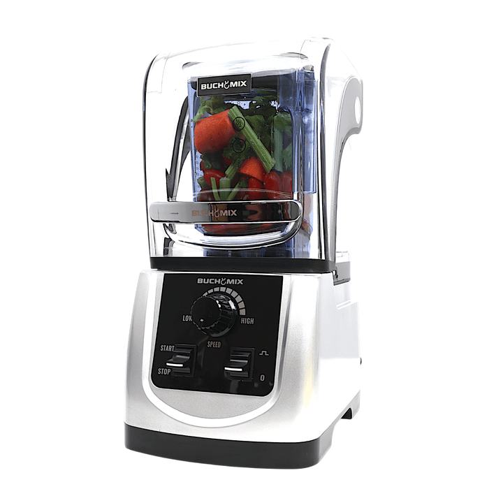 Ultra Heavy Duty Soundproof Blender With Manual Control - Silver - Buchymix UK