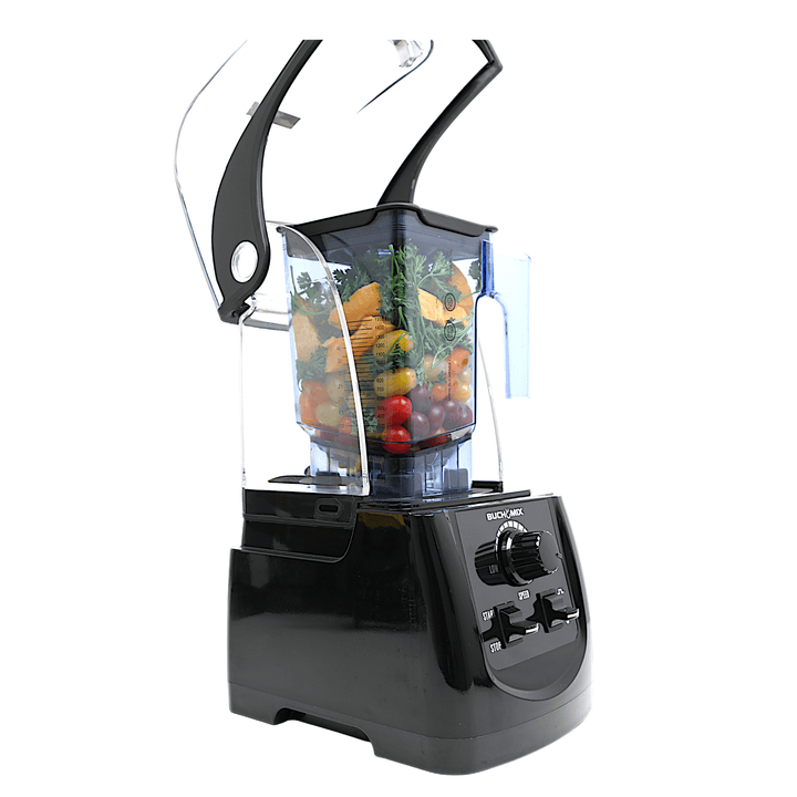 Ultra Heavy Duty Soundproof Blender With Manual Control - Silver - Buchymix UK