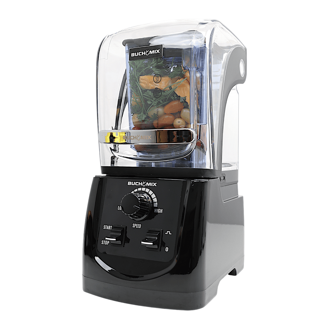 Ultra Heavy Duty Soundproof Blender With Manual Control - Silver - Buchymix UK