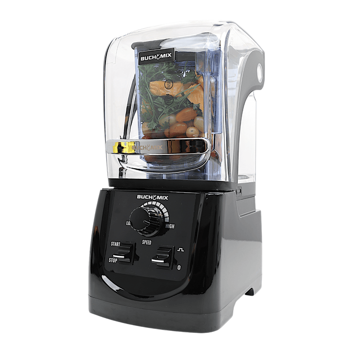 Ultra Heavy Duty Soundproof Blender With Manual Control - Silver - Buchymix UK
